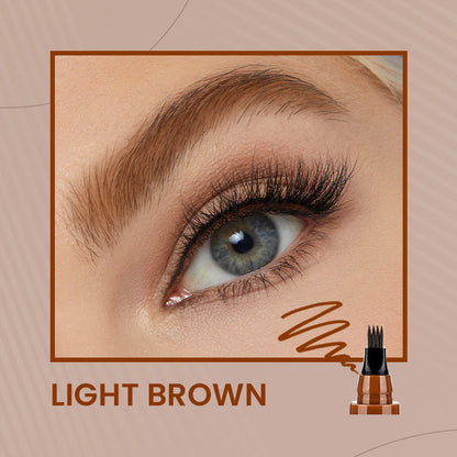 4-Tip Microblade Pen for Brows & Beards – Waterproof, Smudge-Proof & Natural Look